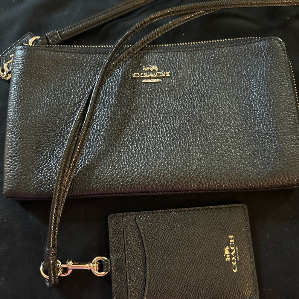 Wristlet and lanyard set